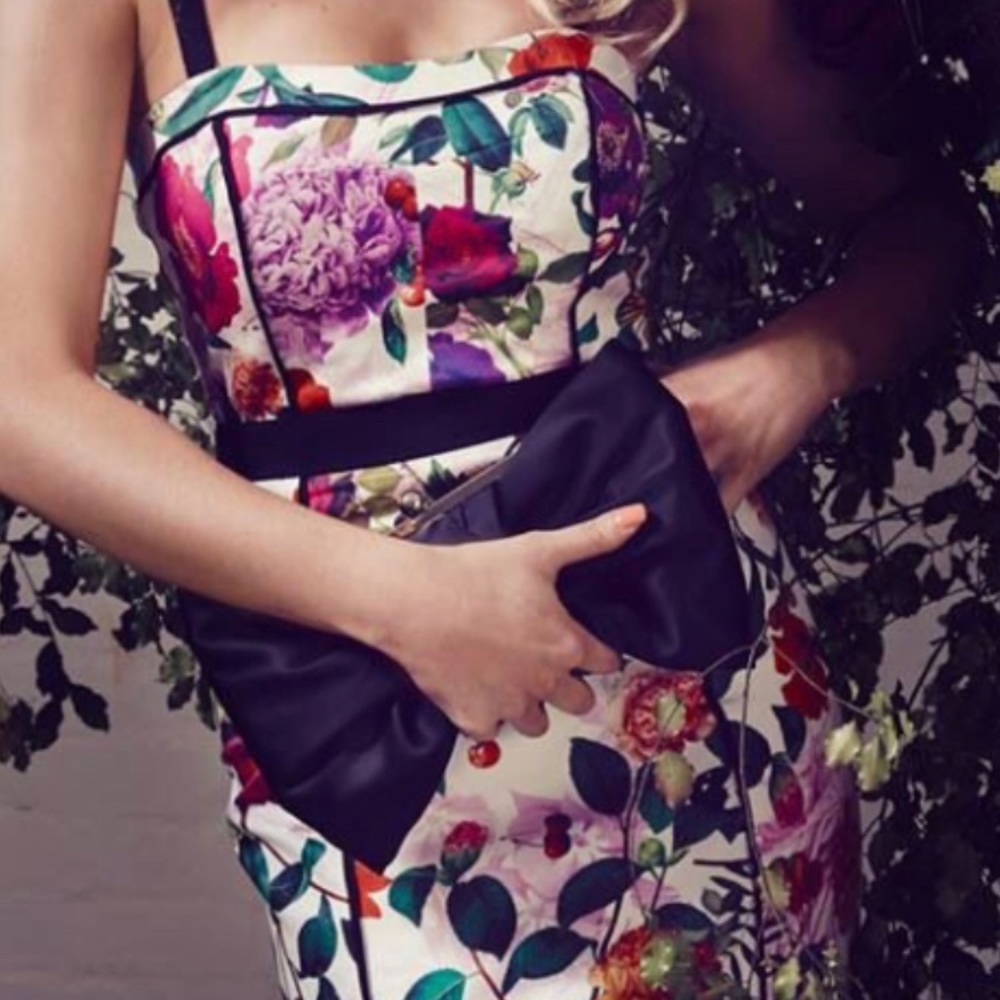 Designer floral printed dress by Alannah Hills
